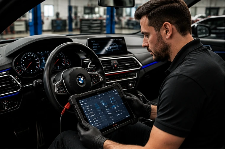 BMW electrical diagnostic testing