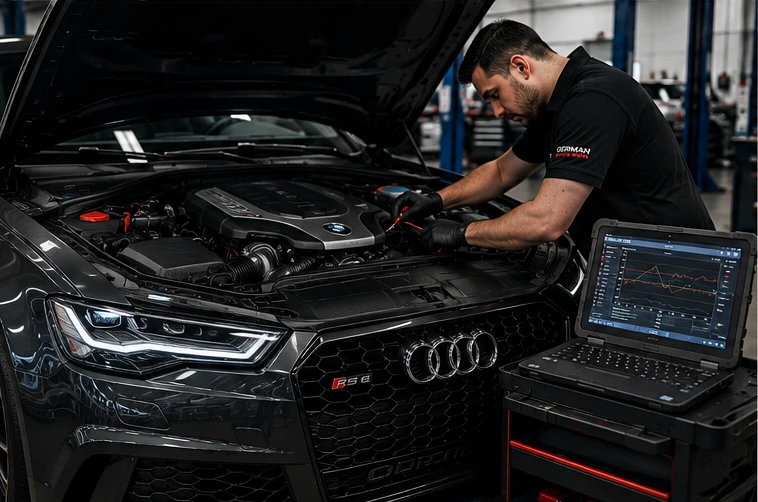 Audi receiving performance-focused German automotive service