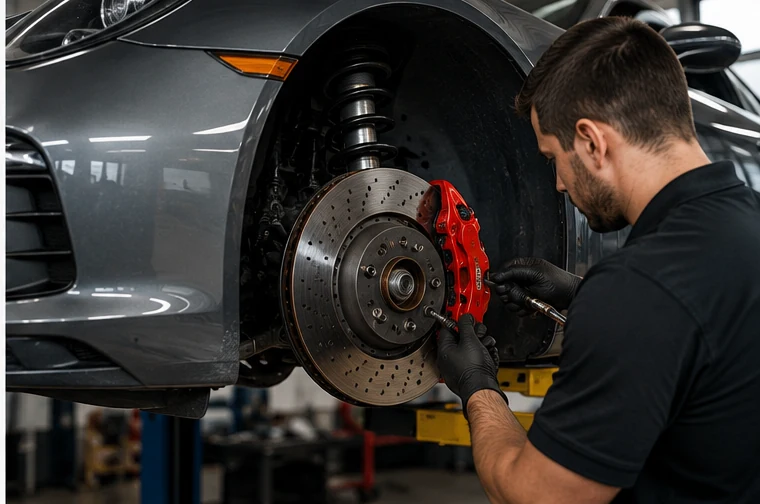 German vehicle brake and suspension repair